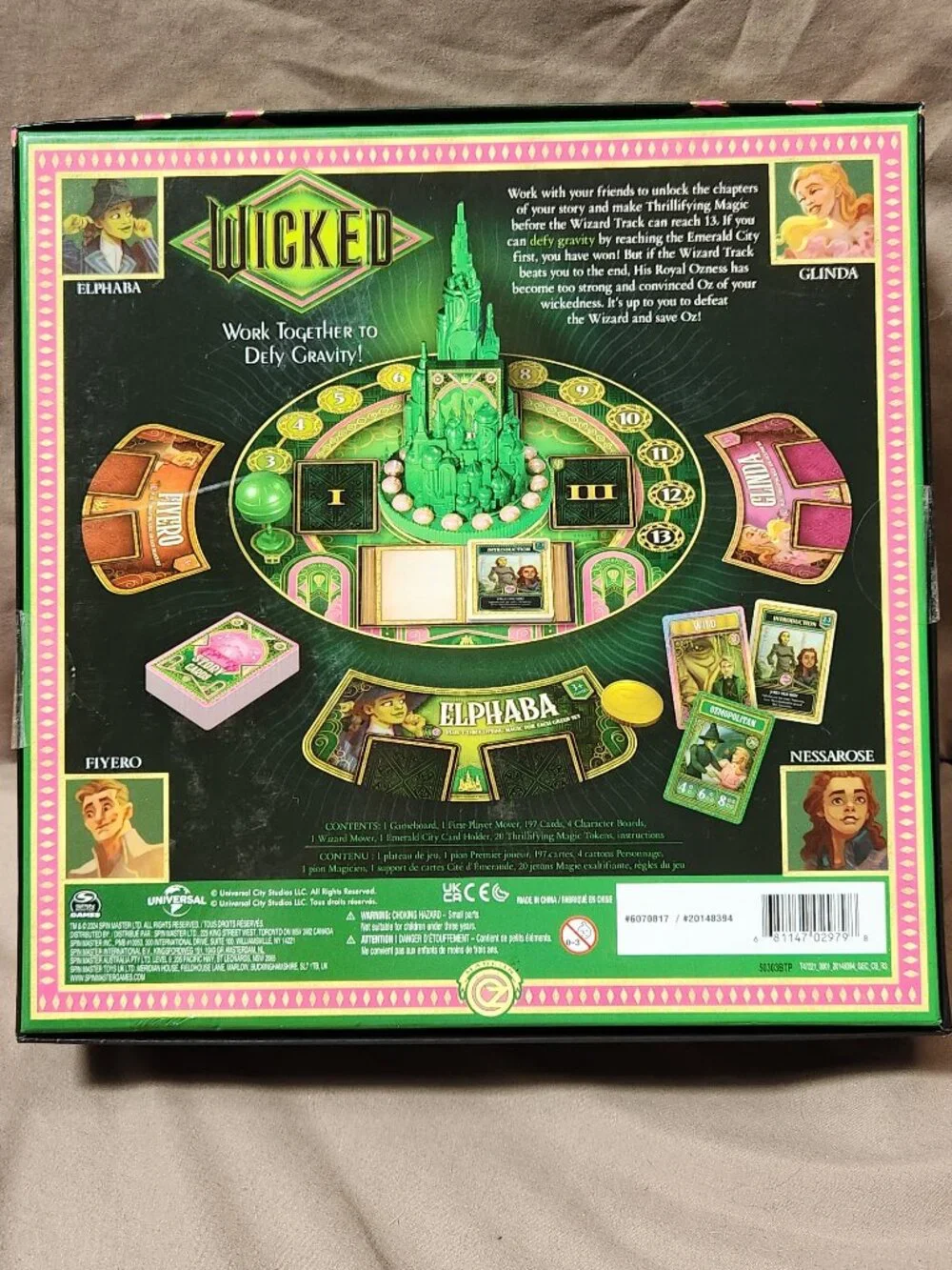 Wicked: The Game, Board Game Based on the Movie Wicked - NEW